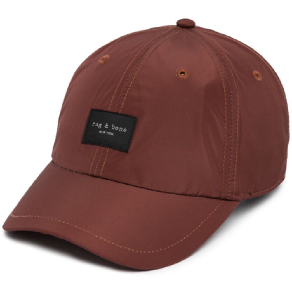 NEW Rag & bone  Addison Baseball Cap  Redwood Brown